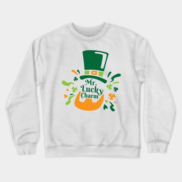 Mister Lucky Charm Crewneck Sweatshirt by greenoriginals